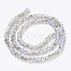 Electroplate Glass Beads Strands EGLA-A034-J4mm-E02-2