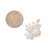 Imitate Austrian Crystal Glass & Glass Seed Beads Pendants PALLOY-MZ01060-02-2
