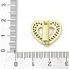 Brass Micro Pave Cubic Zirconia Slide Charms KK-D317-120G-3