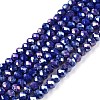 Electroplate Glass Beads Strands LS-EGLA-A044-P2mm-B07-1