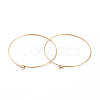 316 Surgical Stainless Steel Hoop Earring Findings X-STAS-J025-01F-G-2