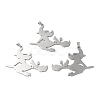 Non-Tarnish Halloween 304 Stainless Steel Big Pendants STAS-R122-14P-1
