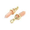 Natural Sunstone Double Terminal Pointed Pendant G-H097-01G-03-2