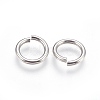 Tarnish Resistant 304 Stainless Steel Saw Cut Open Jump Rings STAS-P212-25P-24-3