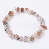 Natural Rutilated Quartz Stretch Bracelets BJEW-JB03681-05-1