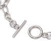 Halloween Theme 304 Stainless Steel Charm Bracelets for Women BJEW-JB10754-4