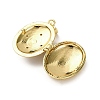 Brass Enamel Locket Pendants KK-F912-05B-G-3