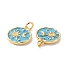 Rack Plating Brass Pendants KK-C004-02G-3