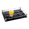 12 Holes Rectangle Acrylic Wine Glasses Display Stands DIY-WH0488-40B-1
