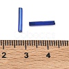 Glass Bugle Beads SEED-E001-12mm-28-1-3