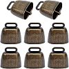 Retro Iron Bell Pendants IFIN-NB0001-28-1