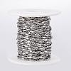 Tarnish Resistant 304 Stainless Steel Bar Link Chains CHS-H009-18P-2