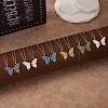 2Pcs Iron Matching Butterfly Pendant Necklaces for Mother Daughter Friends JN1034A-1-4