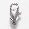 Tarnish Resistant 316 Surgical Stainless Steel Lobster Claw Clasps STAS-Z013-01A-2
