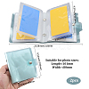 2Pcs PVC Mini Photocard Holder Book AJEW-SP0002-20B-02-2