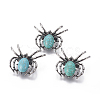 Synthetic Turquoise Brooch G-A176-C11-1-1