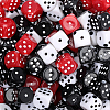 180Pcs 3 Colors Acrylic Beads OACR-PA0001-08-7
