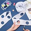 Polypropylene Curtain Tape for Hook DIY-WH0569-65-3