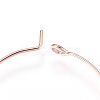 Brass Wine Glass Charm Rings Hoop Earrings X-EC067-2RG-2
