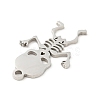 Non-Tarnish 201 Stainless Steel Pendants STAS-E015-20P-3