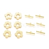 Brass Toggle Clasps X-KK-G389-27G-2