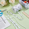 20 Yardcs Cotton Ribbon with Stainless Steel Eyelets OCOR-BC0009-65A-02-4