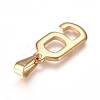 304 Stainless Steel Pendants STAS-L210-05E-G-2