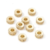 Brass Micro Pave Cubic Zirconia Beads ZIRC-F009-31LG-3