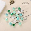 400Pcs 4 Colors Opaque Acrylic Beads MACR-SZ0001-79B-4