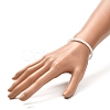 Faceted Glass Rondelle Beads Stretch Bracelet for Kid BJEW-JB06807-19-4
