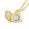 Brass Magnetic Clasp with Cable Safety Chain KK-F839-036G-3