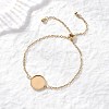 304 Stainless Steel Cable Chain Slider Bracelet Making BJEW-JB12810-03-1