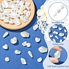 50Pcs 10 Styles ABS Plastic Imitation Pearl Beads KY-YW0002-30-4