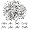 80Pcs 8 Styles Tibetan Style Zinc Alloy Connector Charms FIND-DC0007-21-1