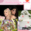 200Pcs 2 Colors 3D Foam Rose Ornament Accessories DIY-CP0008-67-7