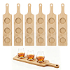 6Pcs Bamboo Wine Glass Tray AJEW-WH0797-001-1
