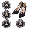 4Pcs Polyester Tulle Shoe Decorations AJEW-FG0003-31-1