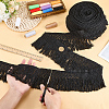 Cotton Cord Tassel Ribbon OCOR-WH0078-487A-01-3