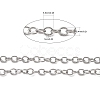Tarnish Resistant 304 Stainless Steel Cable Chains CHS-R009-10-2