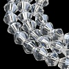 Transparent Electroplate Glass Beads Strands GLAA-F029-2mm-C13-3
