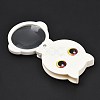 Owl Foldable Acrylic Portable Clip-On 8X Magnifying Glass TOOL-F020-01B-3