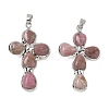 Natural Rhodonite Pendants GG-CBA9F30-02P-14-1