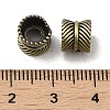 Tibetan Style Rack Plating Brass Bead KK-Q805-06AB-3
