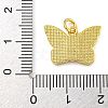 Brass Pendants with Shell and Jump Rings KK-D534-01G-3