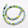 Natural Fire Crackle Agate Bead Strands G-K166-06F-10mm-08-3