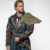 1Pc Medieval Faux Fur Single Shoulder Armor AJEW-CL0004-81-3