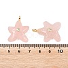 Natural Rose Quartz Pendants G-H353-01G-07-3