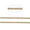 Ion Plating(IP) 304 Stainless Steel Rope Chains CHS-G027-08C-G-2