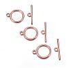Tibetan Style Toggle Clasps X-TIBE-A12208-RG-NR-2