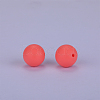Round Silicone Focal Beads SI-JX0046A-107-2